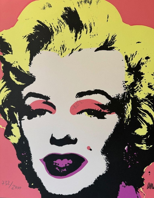 1986 Carnegie Museum of Art After Andy Warhol "Cream - Hand Numbered" Lithograph