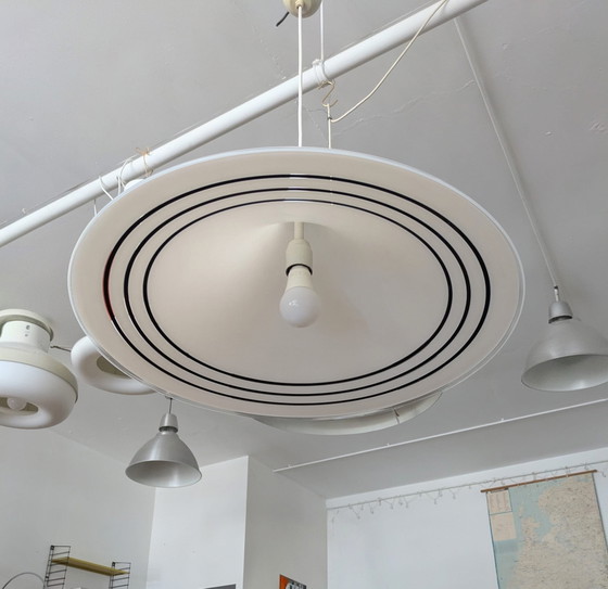 Vintage Space Age Witch Hat Pendant Lamp – Plexiglass (photo 6 of 9)