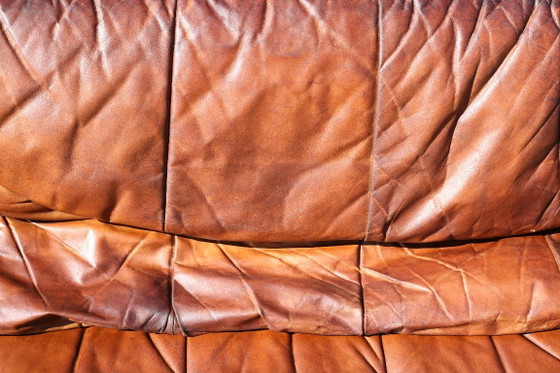 Canapé cuir vintage années 70 convertible – Canapés 2 places, Leather (photo 5 of 24)