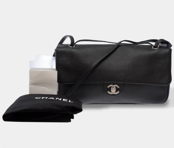 Image 1 of Zak CHANEL en Cuir Noir - 103486