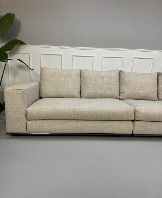 Image 1 of Divano di design Minotti Hamilton Divano di design grigio beige