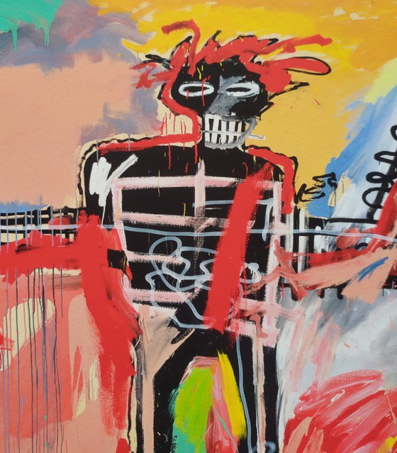 Jean-Michel Basquiat – Junge und Hund in einer Johnnypump (1982) – Kunstdruck – Kunstdrucke, Paper (photo 3 of 7)