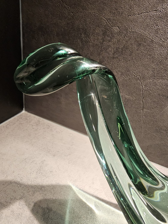 Image 1 of Unique vintage Murano art glass centerpiece