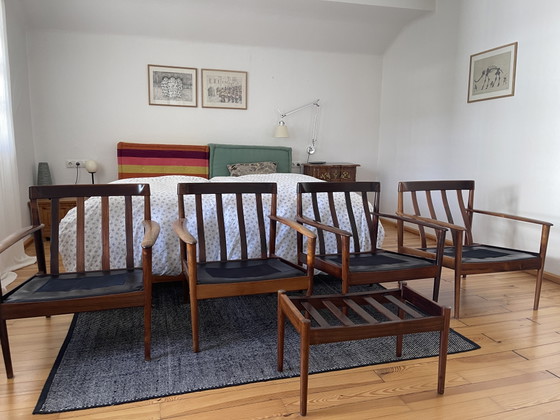Image 1 of Rosewood lounge chair by Grete Jalk