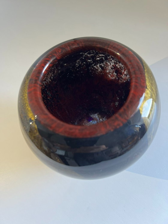 Image 1 of Blown glass vase, Jean-Claude NOVARO