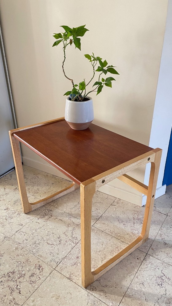 Image 1 of Tavolino da caffè vintage in legno esotico