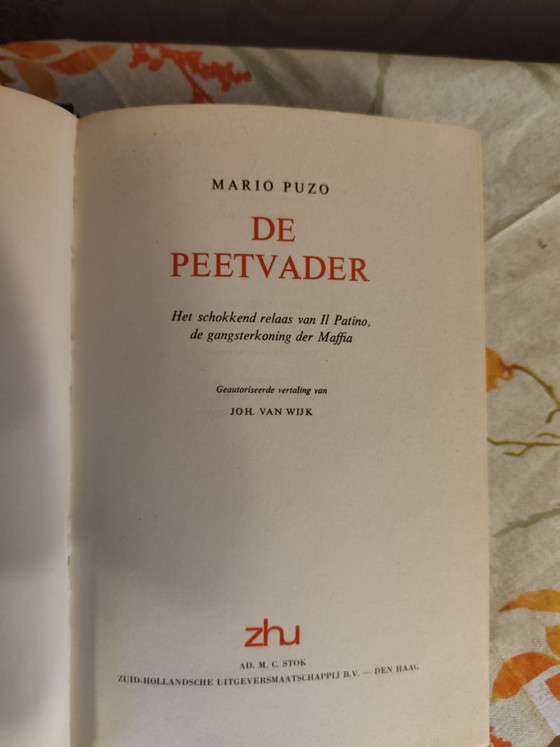 Vintage Mario Puzo novel The Godfather, Zuid-Hollandsche Uitgeversmaatschappij, Coffee table books, Paper (photo 3 of 5)