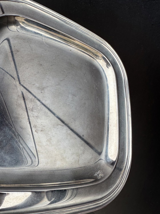 Image 1 of Piattini in metallo argentato degli anni '80