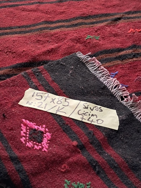 Image 1 of Kilim turco tessuto a mano 157x85 cm