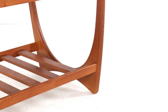 Image 1 of G Plan side table with pull-out drawer vintage