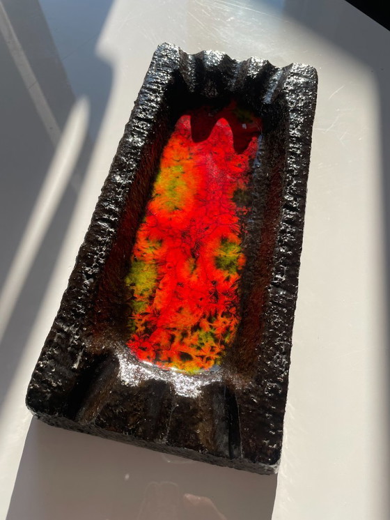 Image 1 of Mid Century Modern Jan Van Erp Fat Lava Ashtray Asbak