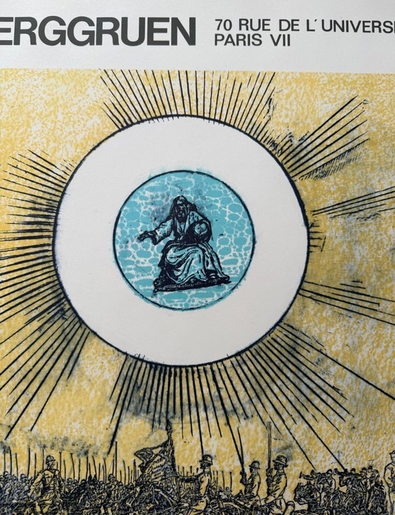 Image 1 of Max Ernst – (1891–1976) Ausstellungsplakat „La Ballade du Soldat“ (1972, Galerie Berggruen), gedruckt in Frankreich