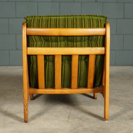 Image 1 of Vintage modular seating area/seating group – green velvet – 1970s