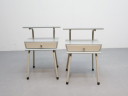 Set di comodini vintage | Wim Rietveld per Auping