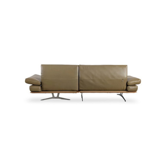 Image 1 of Original Koinor Marylin corner sofa, leather sofa, designer couch, green