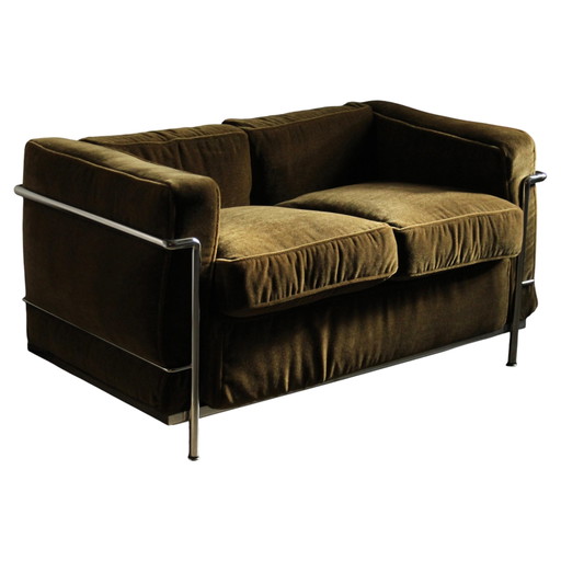 LC2 Sofa von Le Corbusier, Pierre Jeanneret und Charlotte Perriand für Cassina