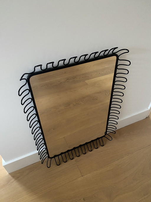 Graphic Loop Mirror by IKEA ‘Mandal’