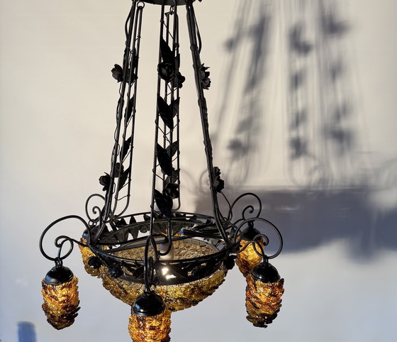 Image 1 of Kroonluchter Murano 1950/60