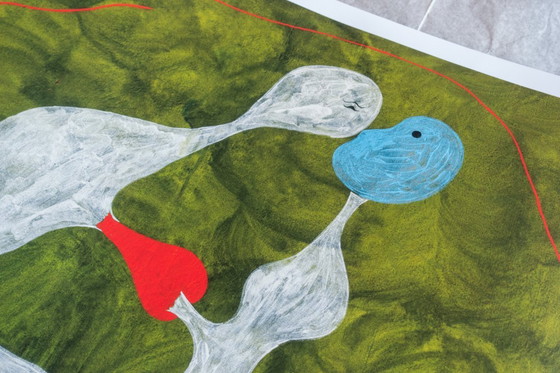 Image 1 of Joan Miró - Dipinto (Amore) 1925 - Manifesto 54 × 70 cm