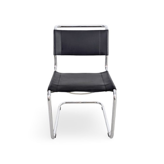 Image 1 of Set of 5 Thonet chairs S33 Mart Stam cantilever Bauhaus black