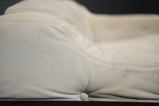 Image 1 of Splendido divano vintage Oriolo in pelle disegnato da Claudio Salocchi per Sormani, anni '60.