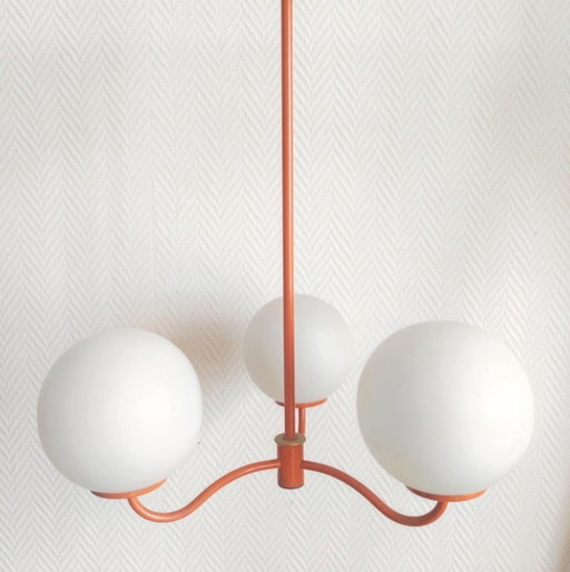 Lustre space age orange vintage 1970