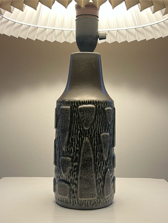 Vintage ceramic table lamp – Joghus Keramik, Bornholm – Scandinavian (photo 5 of 14)