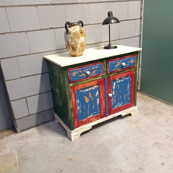 Image 1 of Vintage meidenkast in Boho-stijl