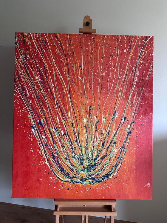Peinture abstraite Retne 2023 – Peintures et dessins, Toile (photo 7 of 7)
