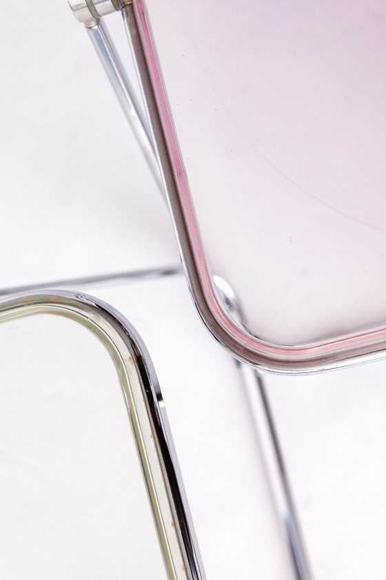 Image 1 of Pair of Vintage Castelli Plia Folding Chairs, 1970s Italy, Original Design