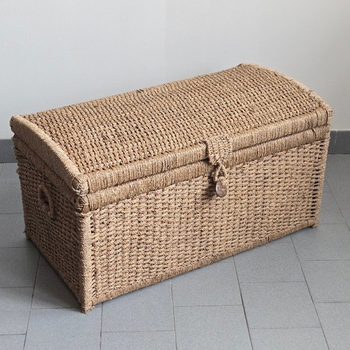 PRACHTIGE VINTAGE TOUWKOFFER UIT 1960 VAN DLG AUDOUX MINET JAREN 60