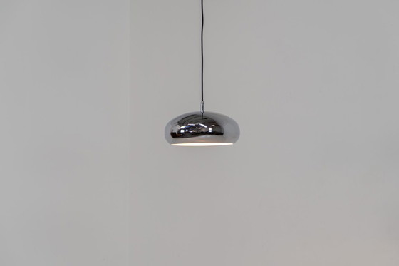 Image 1 of Lampada a sospensione in cromo di Richard Carruthers per Ateljé Lyktan (Svezia, anni '70).