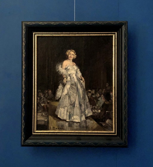 Oil on panel – Belgian School, early 20th century – Signed work