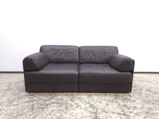 Image 1 of De Sede ds 76 ds 78 designer sofa leather sofa couch daybed two-seater modular sofa brown