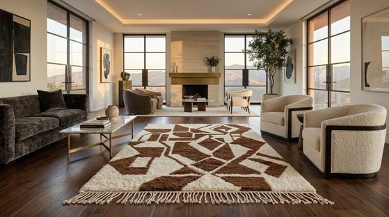 Handmade traditional artisanal Berber Rug size 150/250 cm – Ahrend, Rugs & carpets, Wool (photo 4 of 9)
