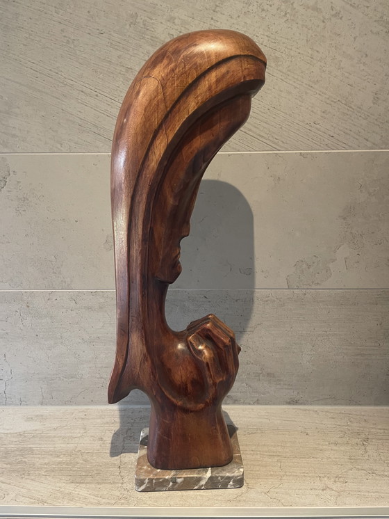 Image 1 of E Bietz abstrakte Skulptur Mechelen 1972