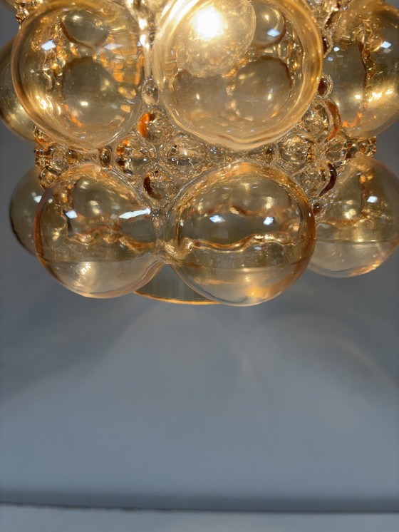 Image 1 of Exklusive Limburg Helena Tynell Bubble Lampe aus goldfarbenem Glas