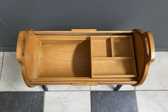 Image 1 of Boîte à couture en forme de rouleau, de John Groen LZH, Pays-Bas, années 1960