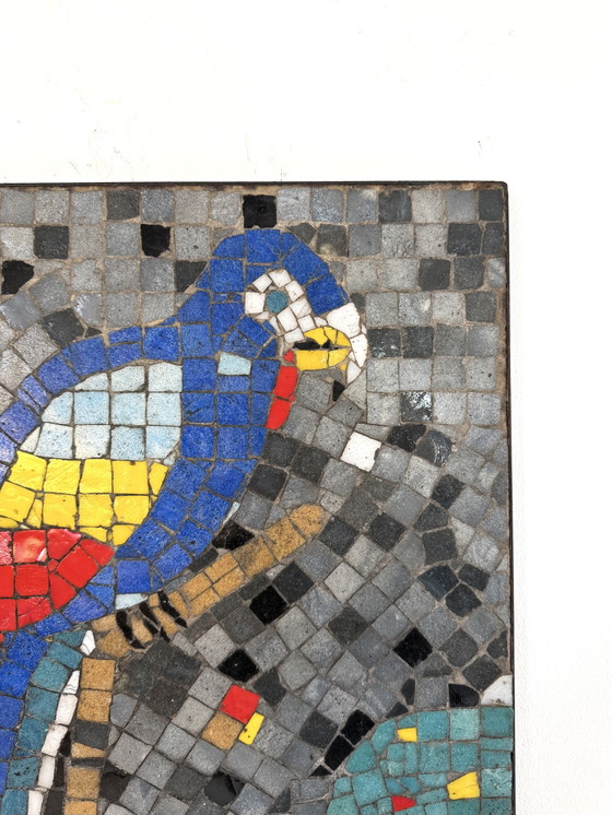 Image 1 of Panneau mural vintage en mosaïque de céramique, Allemagne années 60