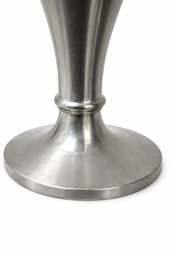 Image 1 of Pair of Just Andersen Candle Holders – Mod. 2729 – Danish Design – 1950s