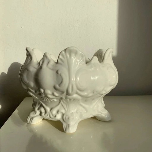 Antieke Franse aardewerken theepot, 1873