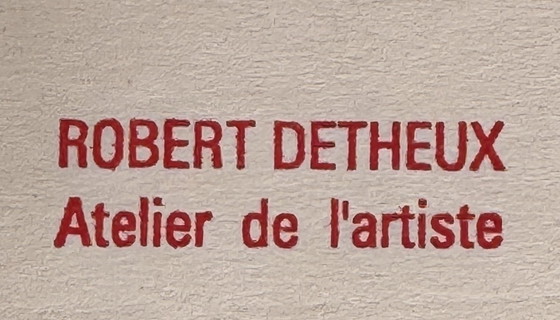 Image 1 of Precioso cuadro de Robert Detheux de 1966