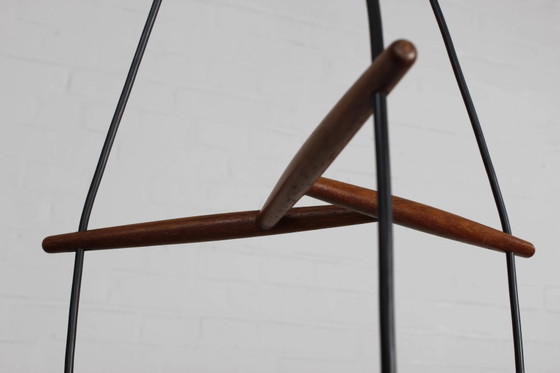 Drieflammige Deense plafondlamp teak vintage – Hanglampen, Wood, Glass, Scandinavian (photo 8 of 13)