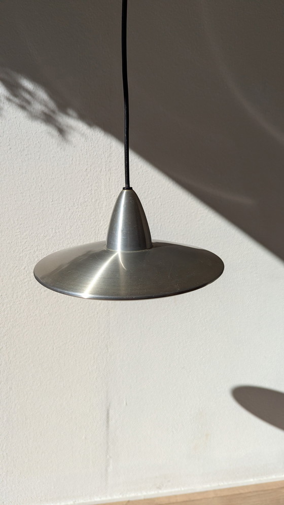 Image 1 of Lampada a sospensione doppia Hala Zeist UFO vintage in alluminio