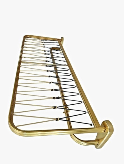 Portemanteau Mid-Century Années 60 Aluminium Brossé