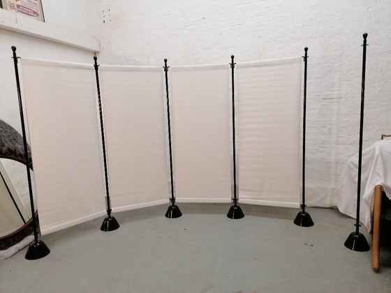 Image 1 of SERVENTO PARAVENT ° ACHIILLE CASTIGLIONI per ZANOTTA 1986 ° POSTMODERNO