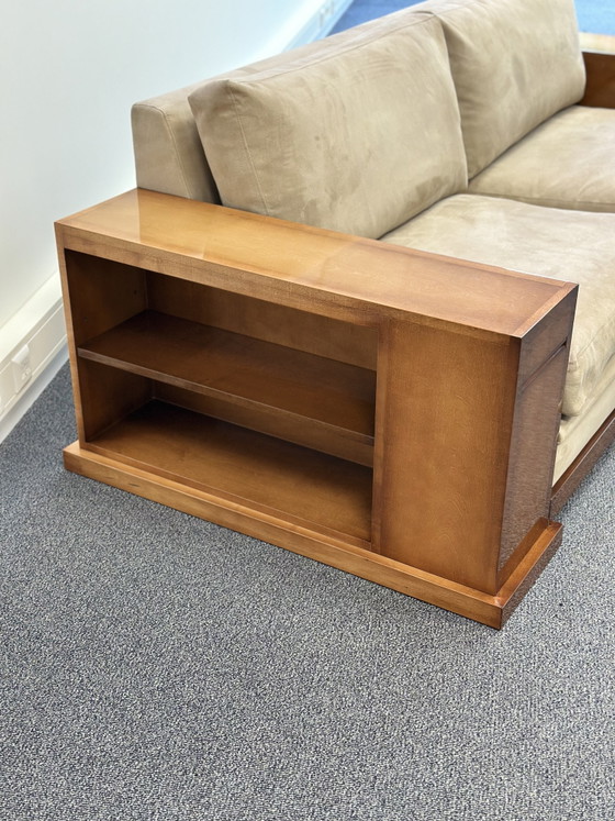 Hugues Chevalier “Dominique” Bank – Art Deco Sycamore Wood, Parijs – 2 zitsbanken (photo 9 of 10)