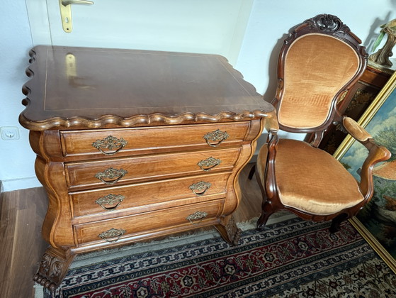 Commode baroque, vers 1900, pieds de lion, Hollande – Wood (photo 6 of 12)