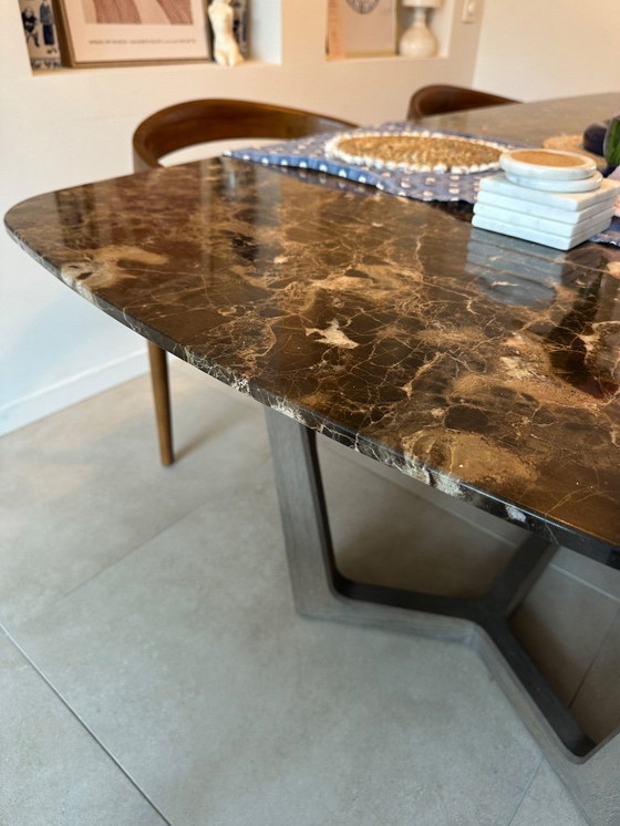 Image 1 of Mesa de comedor Poliform Concorde de mármol + 6 sillas de diseño de Sklum