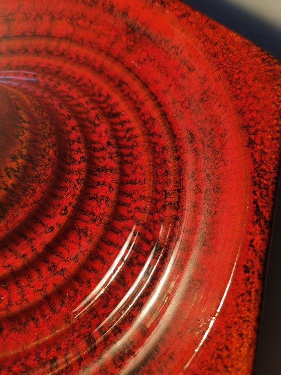 Image 1 of 1 de 3 lámparas de pared de cerámica originales de la era espacial de los años 70 de Hustadt Leuchten